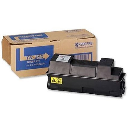 Kyocera TK-360 Toner Cartridge Black 1T02J20EUC