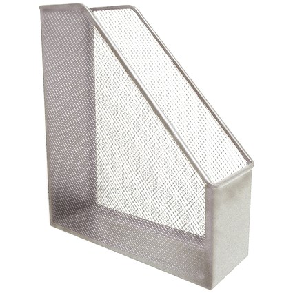 Q-Connect Mesh Magazine File, Silver