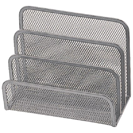 Q-Connect Mesh Letter Sorter - Silver