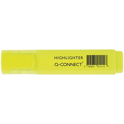 Q-Connect Yellow Highlighter Pen (Pack of 10) Q-Connect Yellow Highlighter Pen (Pack of 10)