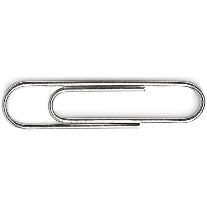 Q-Connect Paperclips Lipped 32mm 100 Per Box (Pack of 10)