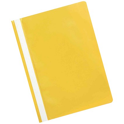 Q-Connect A4 Project Folders, Yellow, Pack of 25 Q-Connect A4 Project Folders, Yellow, Pack of 25
