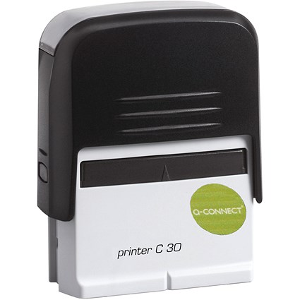 Q-Connect Voucher for Custom Self-Inking Stamp 35x12mm
