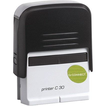 Q-Connect Voucher for Custom Self-Inking Stamp 45x15mm