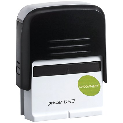 Q-Connect Voucher for Custom Self-Inking Stamp 57x20mm
