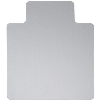 Q-Connect Clear Chair Mat Studded Underside for Secure Grip 1346x1143x2mm PVC