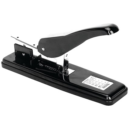 Q-Connect Heavy Duty Full Strip Stapler, Capacity 100 Sheets, Black