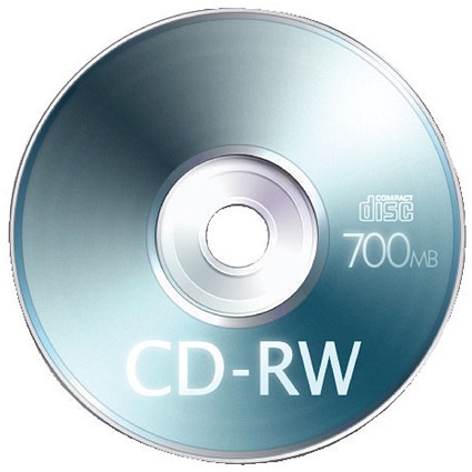 Q-Connect CD-RW Rewritable Blank CDs, Cased, 700mb/80min Capacity, Pack of 1