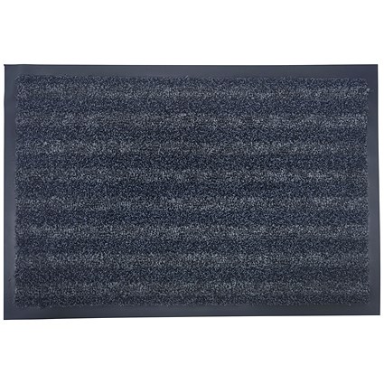 Q-Connect Indoor Door Mat, 600x400mm, Grey