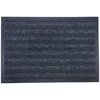 Q-Connect Indoor Door Mat, 900x600mm, Grey