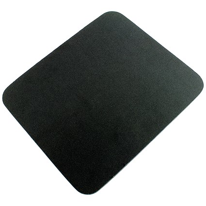Q-Connect Non-Slip Mouse Mat, Black Q-Connect Non-Slip Mouse Mat, Black