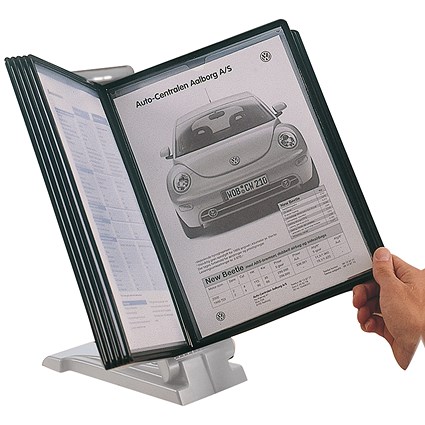Q-Connect Quick Load Display Unit, Supplied Empty, Desk Mounted, Grey ...