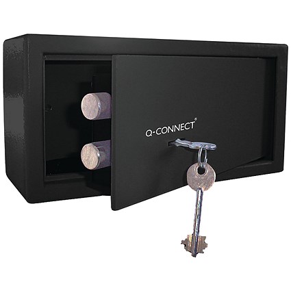 Q-Connect Key Operated Safe 6 Litre Black KF10474