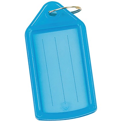 Q-Connect Sliding Key Fobs Blue Pack of 40 KF10480