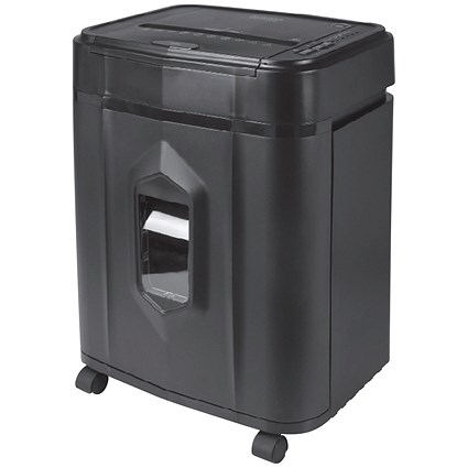 Q-Connect Q120 Autofeed P-4 Mini Cross Cut Shredder, 19 Litres