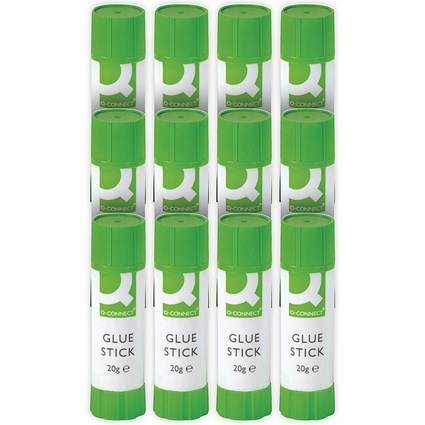 Q-Connect Glue Stick 20g (Pack of 12)