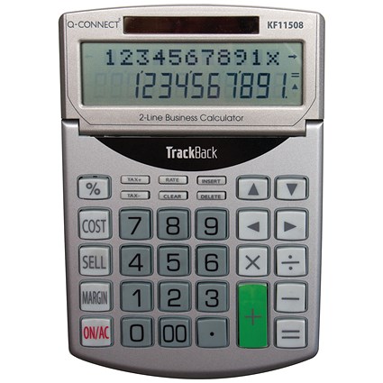 Q-Connect Semi-Desktop 12-Digit-Calculator KF11508