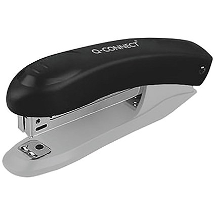 Q-Connect Plastic No 10 Stapler Black