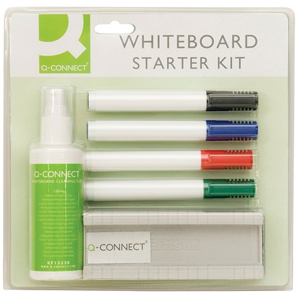 Q-Connect Whiteboard Starter Kit Blister Pack