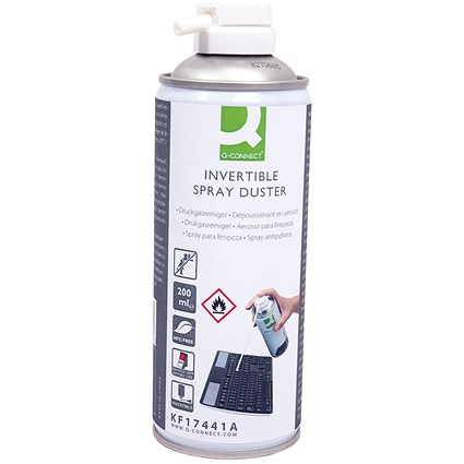 Q-Connect HFC Free Invertible Spray Duster, 200ml