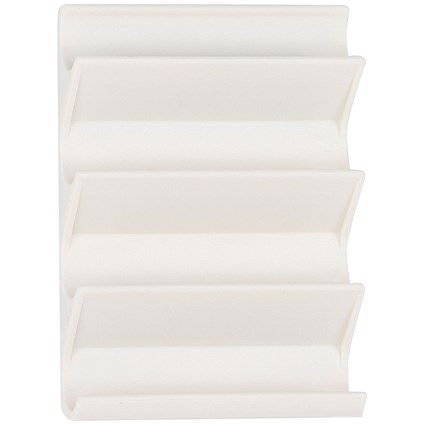 Q-Connect Universal Whiteboard Pen Holder, White Q-Connect Universal Whiteboard Pen Holder, White