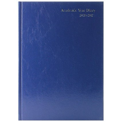 Academic Diary Day Per Page A4 Blue 2020-21 KF1A4ABU21