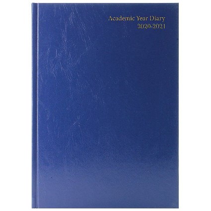 Academic Diary Day Per A5 Blue 2020-21 KF1A5ABU21