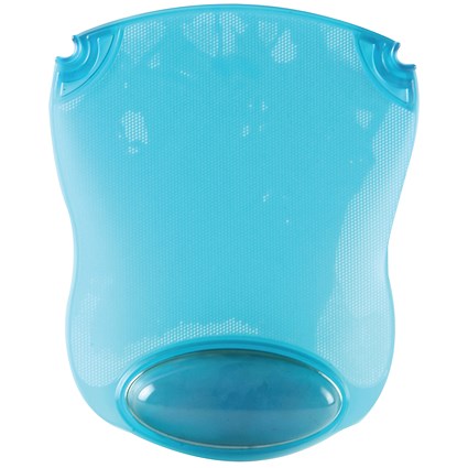 Q-Connect Cord Router Gel Mouse Mat, With Wrist Rest, Blue Q-Connect Cord Router Gel Mouse Mat, With Wrist Rest, Blue