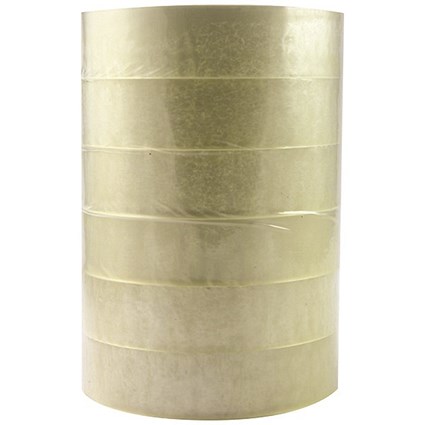 Q-Connect Easy Tear Tape Rolls, 19mm x 66m, Pack of 8 Q-Connect Easy Tear Tape Rolls, 19mm x 66m, Pack of 8