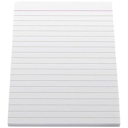 Q-Connect Scribble Pad, 203x127mm, Ruled, 160 pages, Pack of 20