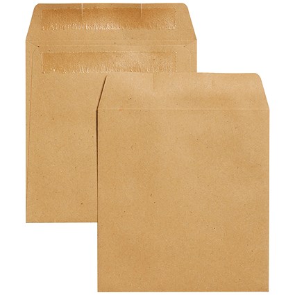 Q-Connect Wage Envelope, 108x108mm, Plain, Self Seal, 90gsm, Manilla, Pack of 1000 Q-Connect Wage Envelope, 108x108mm, Plain, Self Seal, 90gsm, Manilla, Pack of 1000
