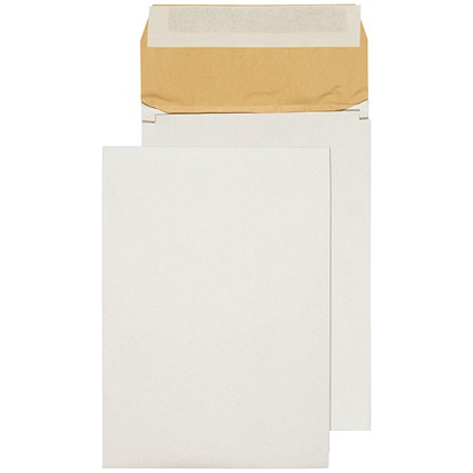 Q-Connect Padded Gusset Envelopes, B4, 353x250x50mm, Peel and Seal, White, Pack of 100 Q-Connect Padded Gusset Envelopes, B4, 353x250x50mm, Peel and Seal, White, Pack of 100