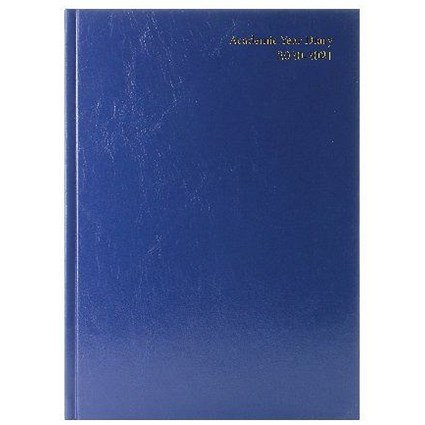 Academic Diary Week To View A4 Blue 2021-2022