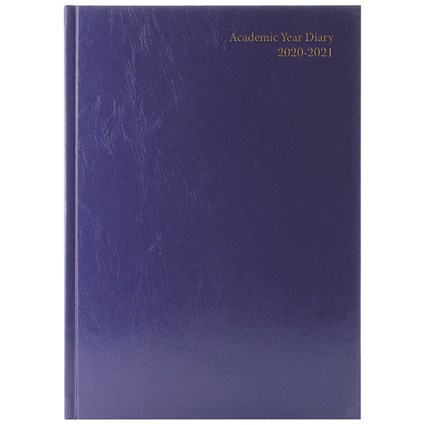 Academic Diary Week to View A5 Blue 2020-21 KF3A5ABU21