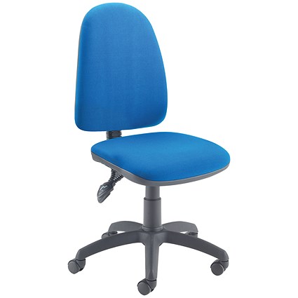 Jemini Sheaf High Back Tilt Operator Chair, Blue