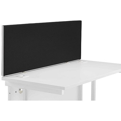 Astin Desk Screen, 1190x390mm, Black
