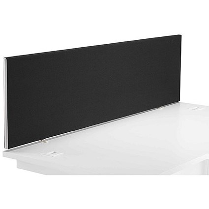 Astin Desk Screen, 1390x390mm, Black