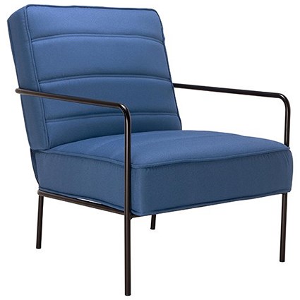 Astin Russell Reception Wire Frame Armchair, Blue