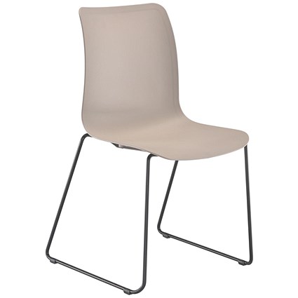 Astin Flexi Skid Chair, Grey