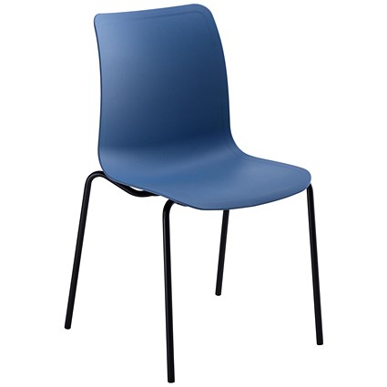 Astin Flexi 4 Leg Chair, Blue