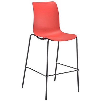 Astin Logi High Stool, Red