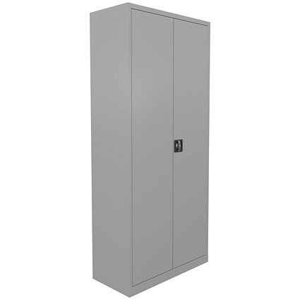 Jemini Steel Janitorial Cleaning Cupboard 800x1800mm Silver