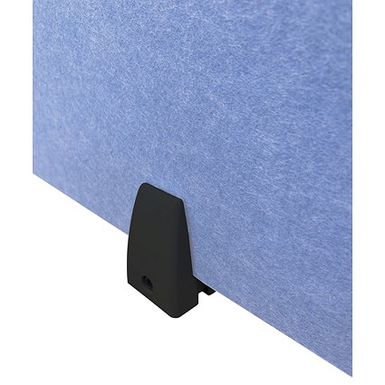 Serrion Desk Edge Clamp Screen Holder for Single PET Desk Mounted Screen Black