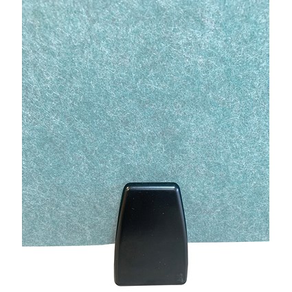 Serrion Under Desk Fixed Screen Holder for Single PET Bench Mounted Screen Black