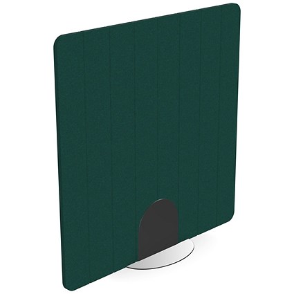 Serrion PET Freestanding V-Groove Acoustic Screen 1200x1200mm Green