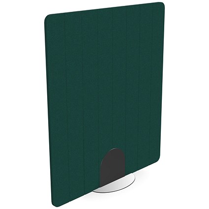 Serrion PET Freestanding V-Groove Acoustic Screen 1200x1400mm Green