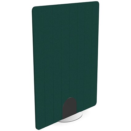 Serrion PET Freestanding V-Groove Acoustic Screen 1200x1600mm Green