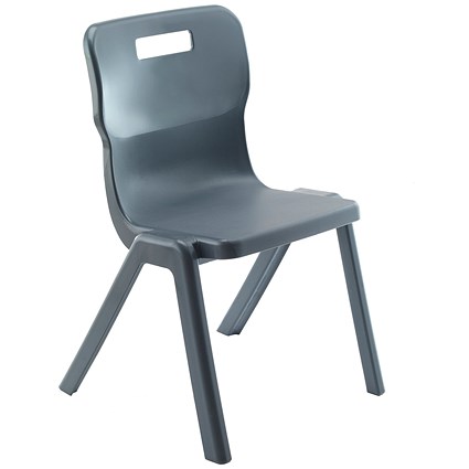Titan One Piece Retold Chair Size 5 470x500x770mm Black