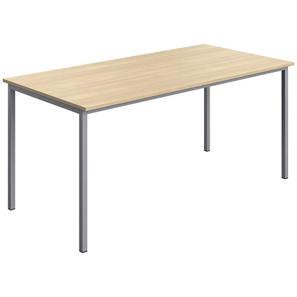 Serrion Multipurpose Rectangular Table, 1600x800mm, Oak