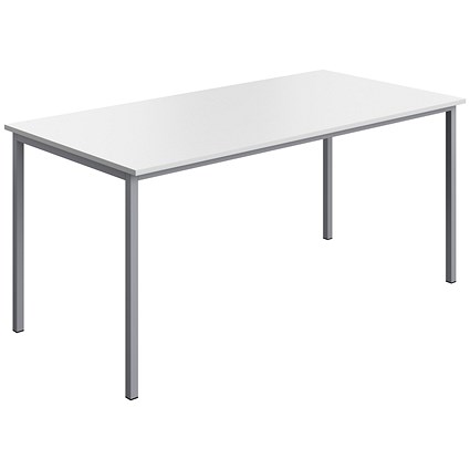 Serrion Multipurpose Rectangular Table, 1600x800mm, White